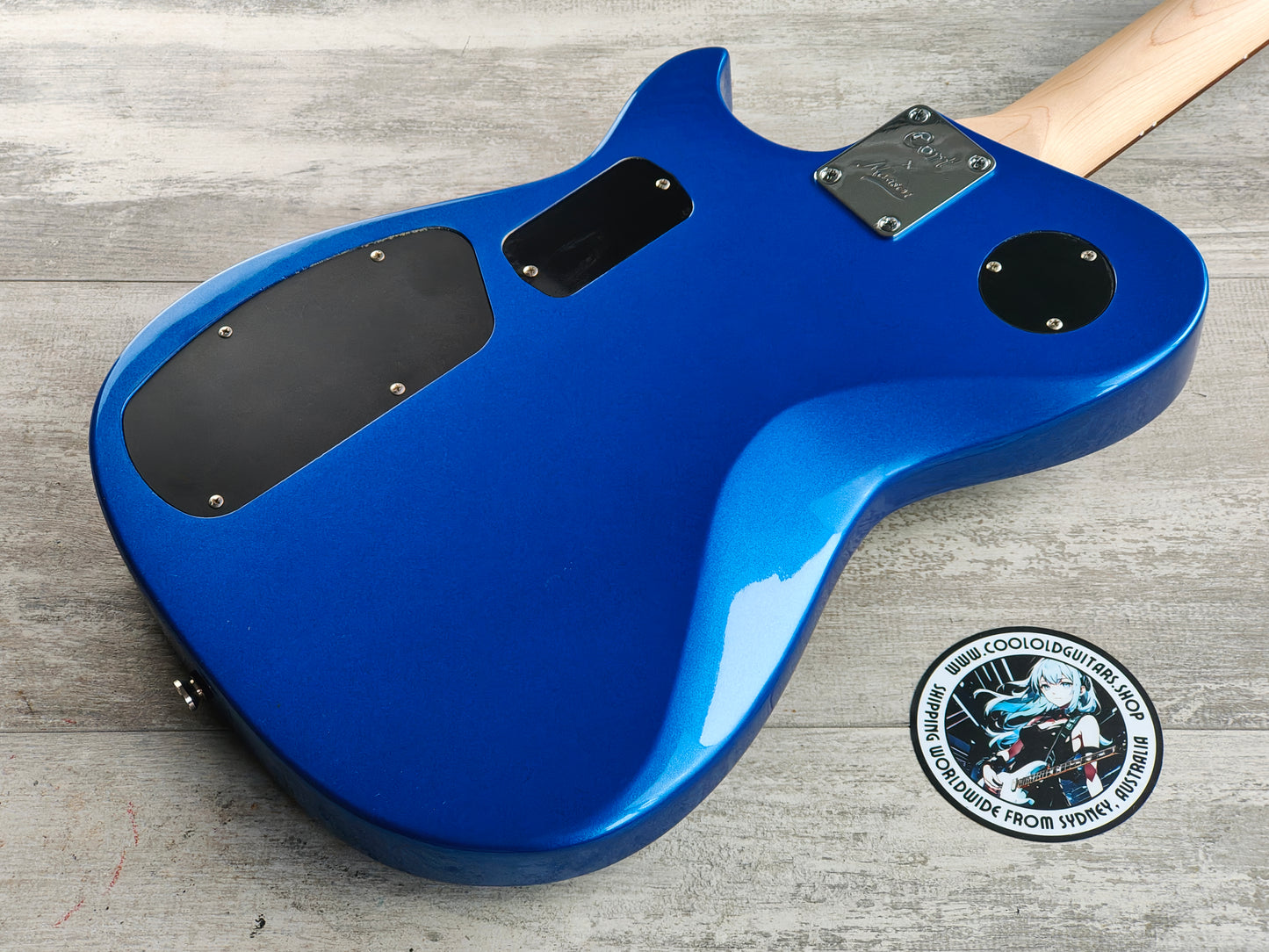 2022 Manson (Cort) MBM-2 Matthew Bellamy Signature Model w/Sustainiac (Meta Blue)