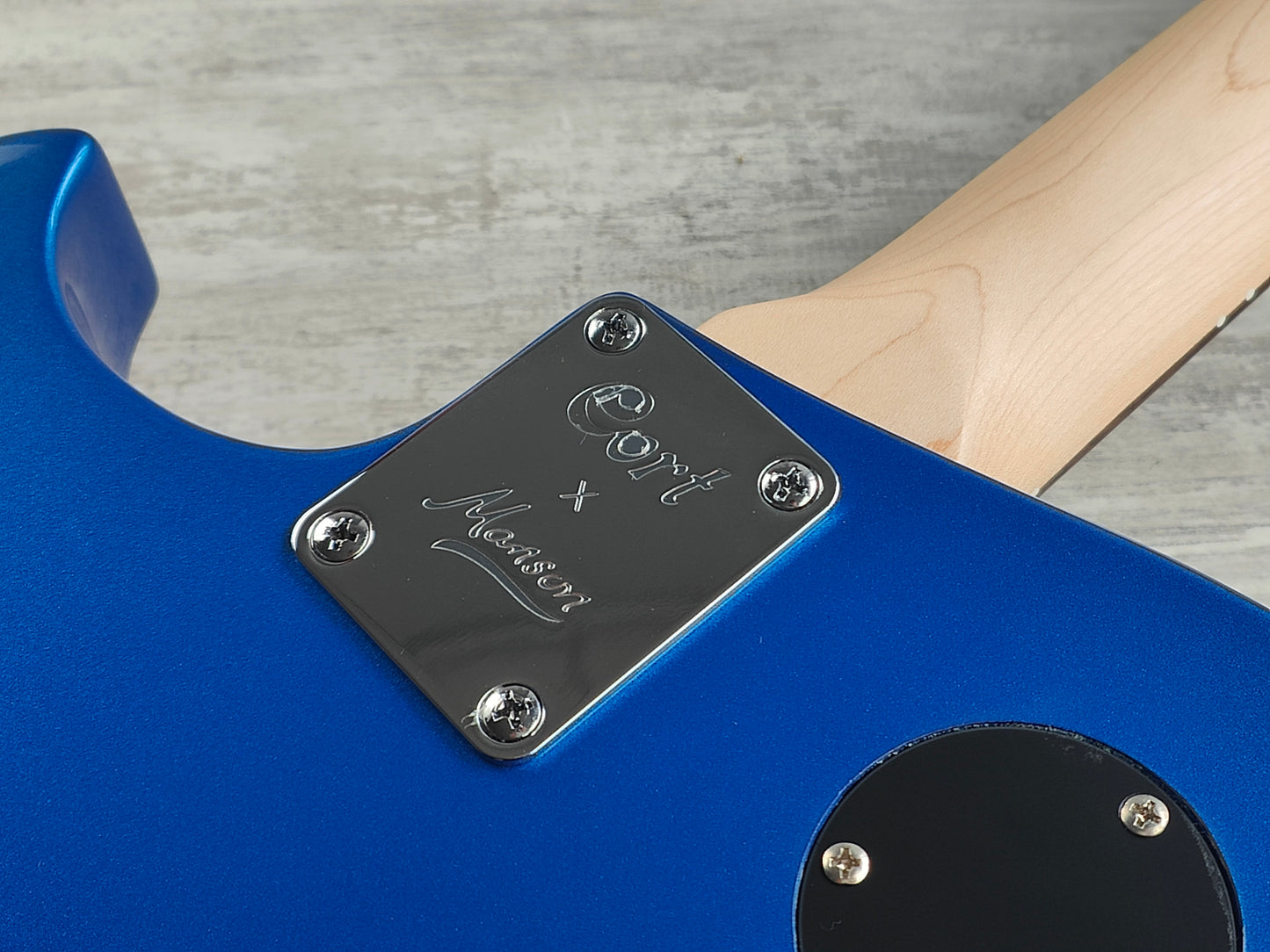 2022 Manson (Cort) MBM-2 Matthew Bellamy Signature Model w/Sustainiac (Meta Blue)