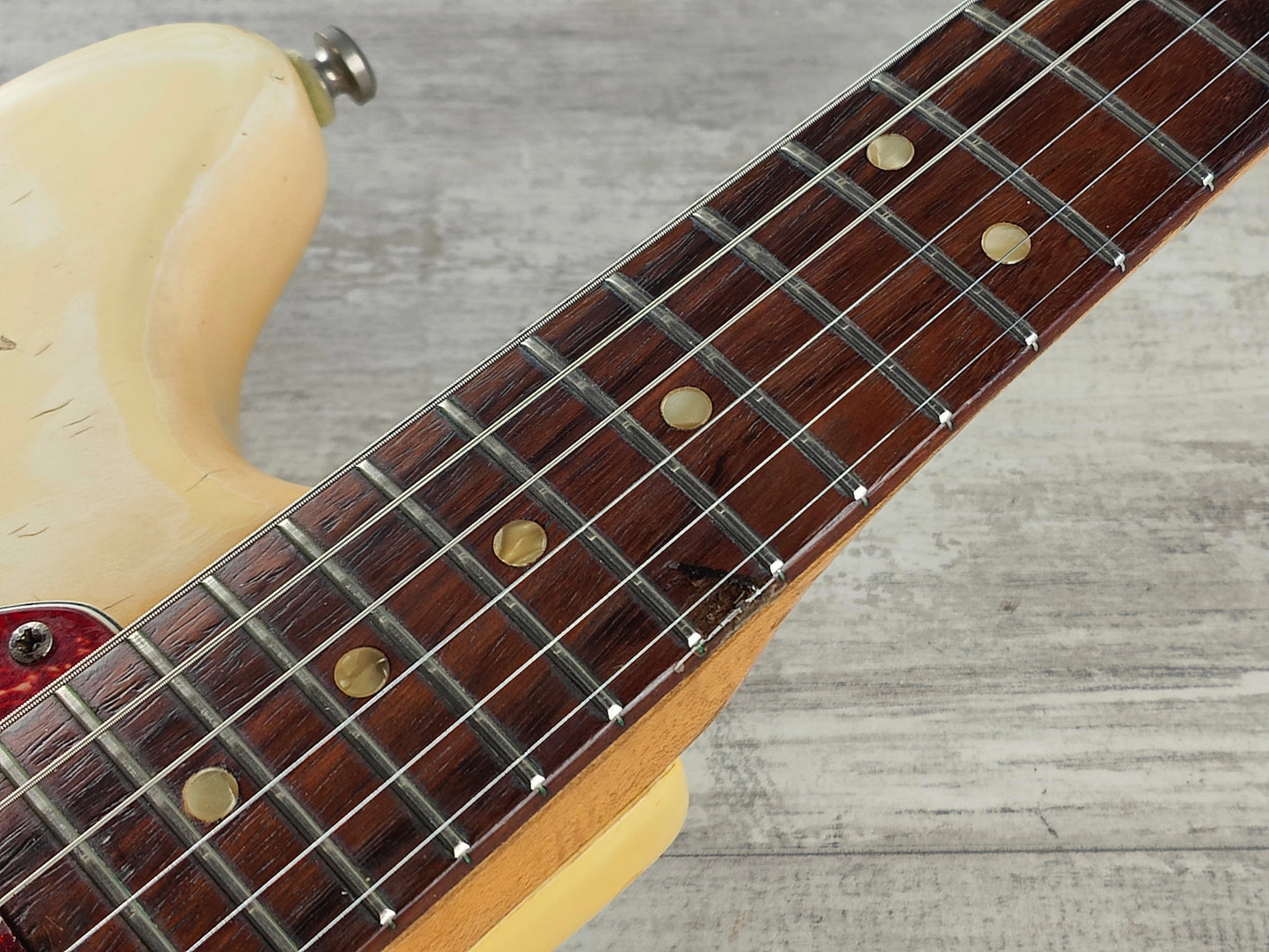 1973 Fender USA Mustang (Aged Olympic White)