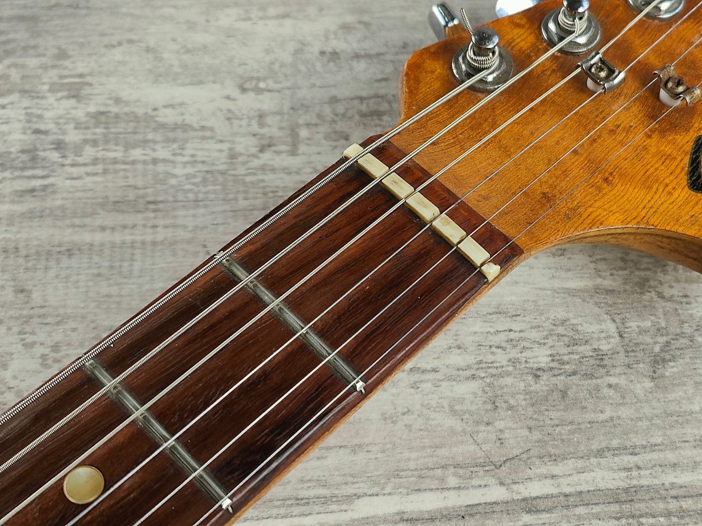 1973 Fender USA Mustang (Aged Olympic White)