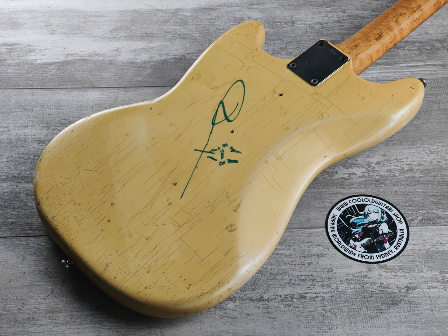 1973 Fender USA Mustang (Aged Olympic White)