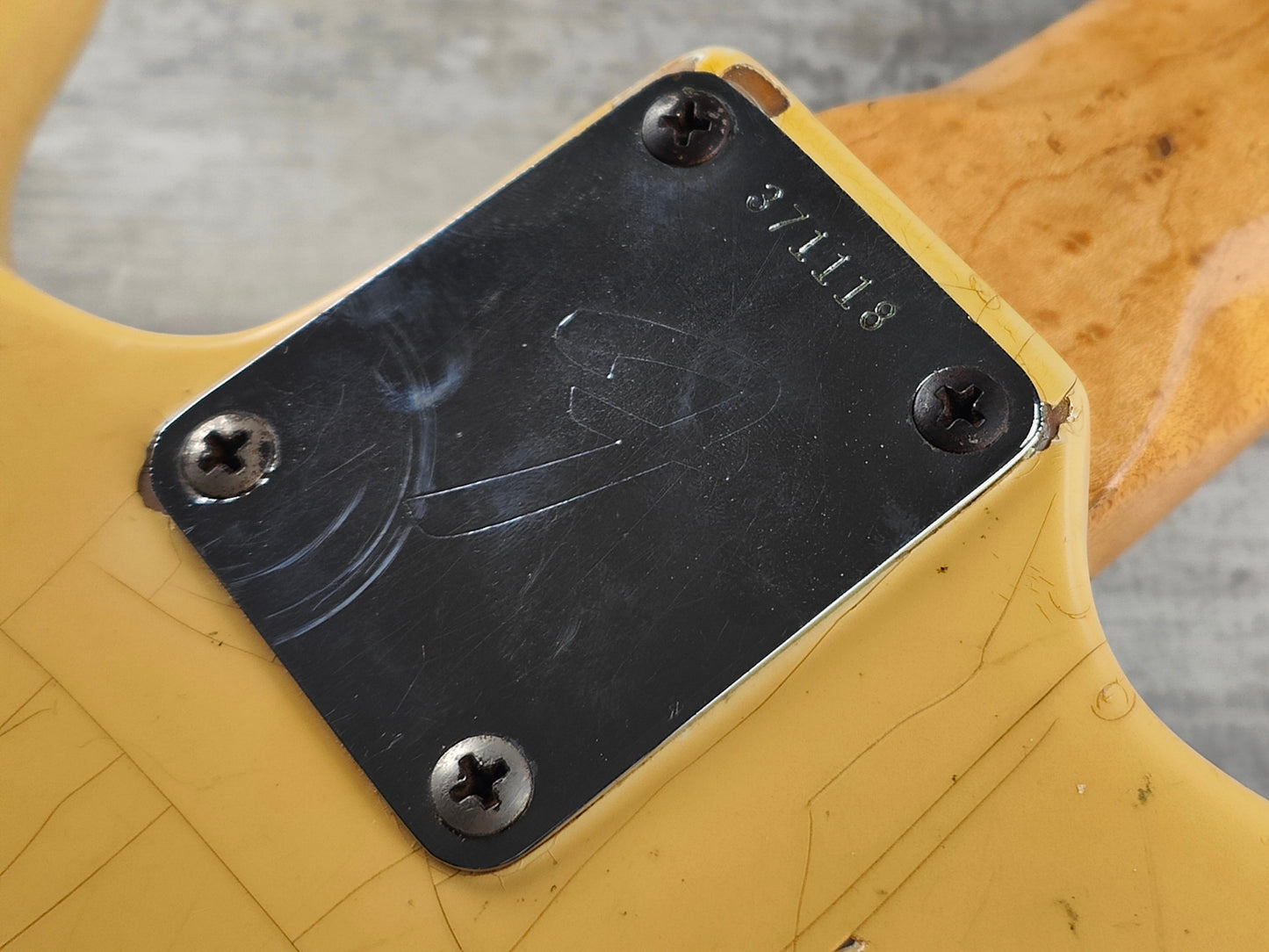 1973 Fender USA Mustang (Aged Olympic White)