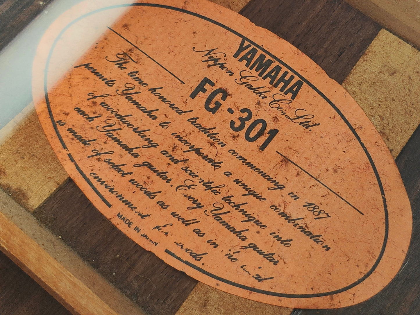 1970's Yamaha FG-301 Dreadnought Acoustic (Made in Japan)