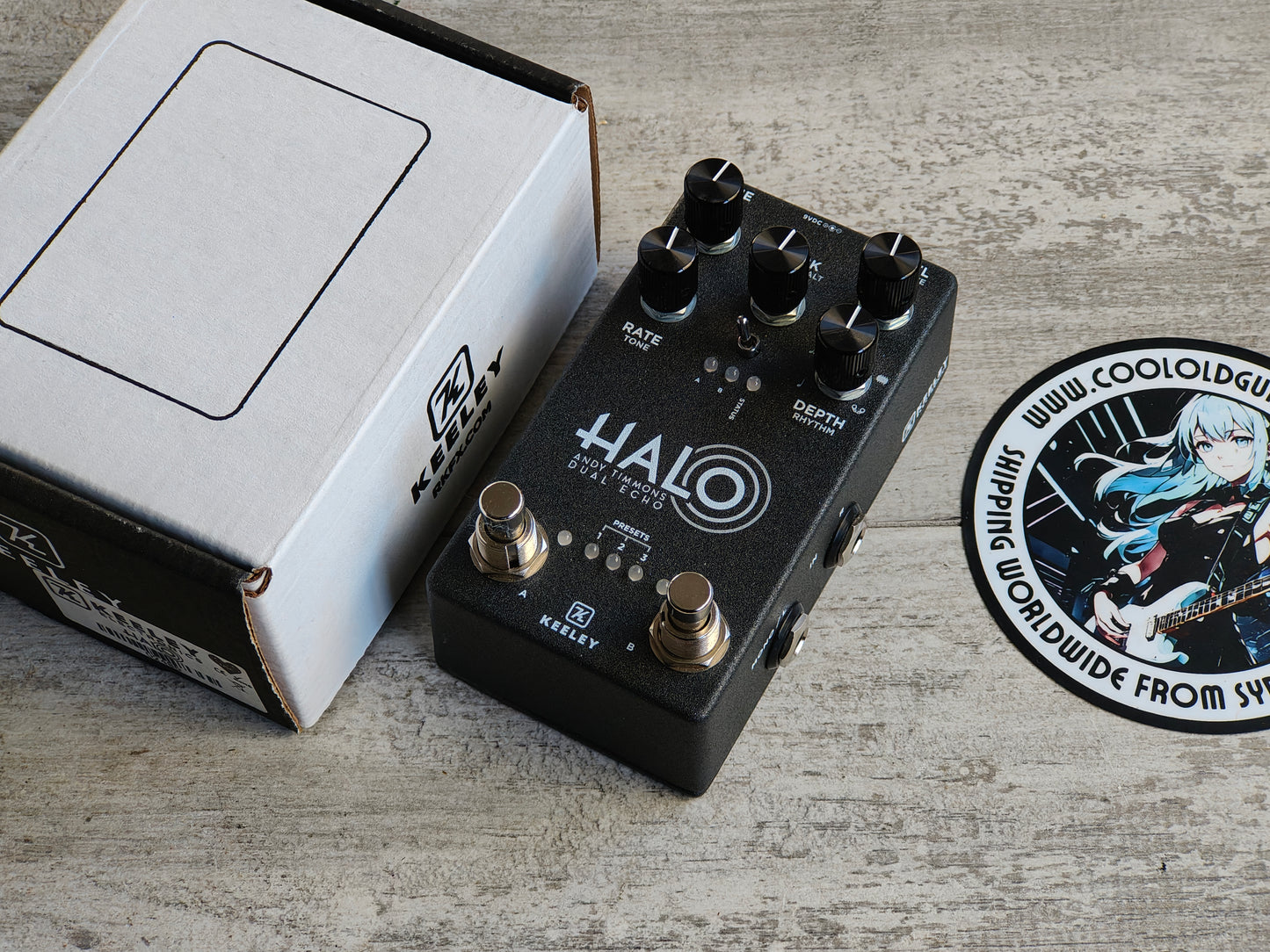 Keeley USA Halo Andy Timmons Dual Echo Delay Pedal