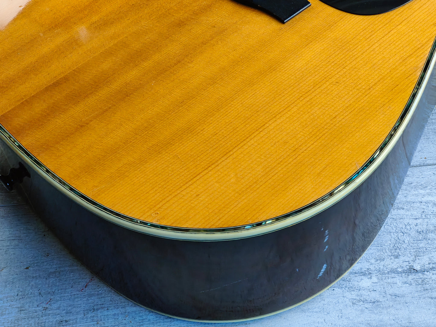 1980's Morris W-30 Japanese Vintage Acoustic Dreadnought Guitar (Natural)