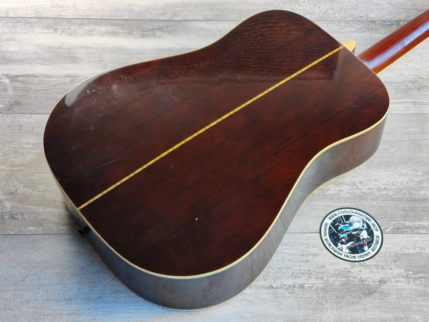 1980's Morris W-30 Japanese Vintage Acoustic Dreadnought Guitar (Natural)