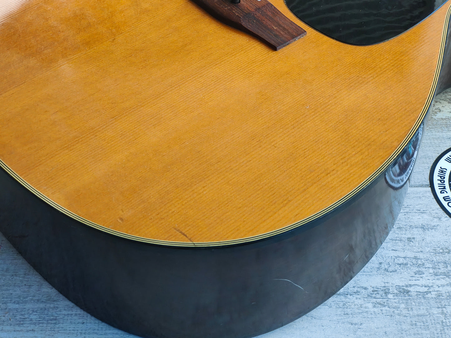 1970's Aria Japan F130 Folk Flat-Top Acoustic (Natural)