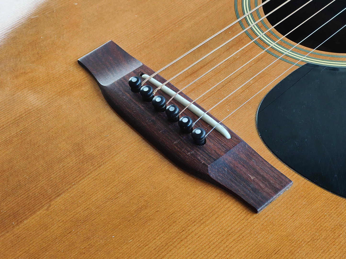 1970's Aria Japan F130 Folk Flat-Top Acoustic (Natural)