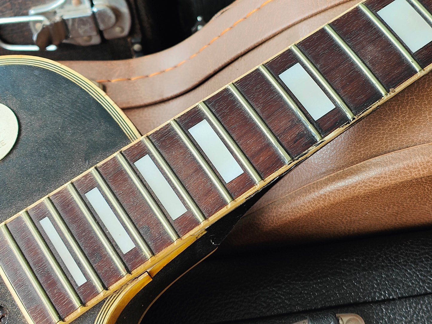 1970's Aria Pro II Japan Les Paul Custom (Headstock Break) - Thrift Shop w/Case