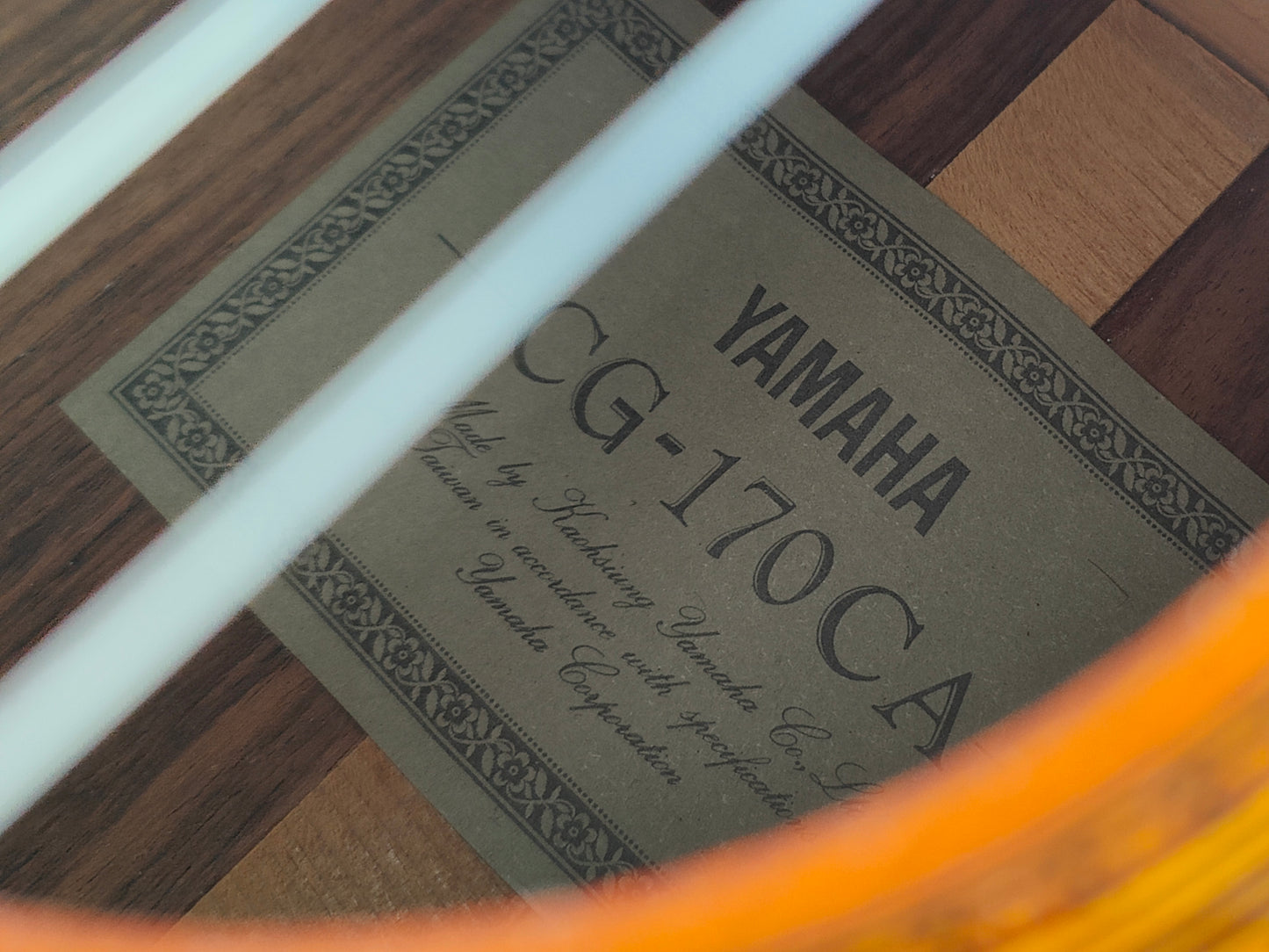 1990's Yamaha CG-170CA Classical Nylon String Acoustic Guitar (Solid Top)