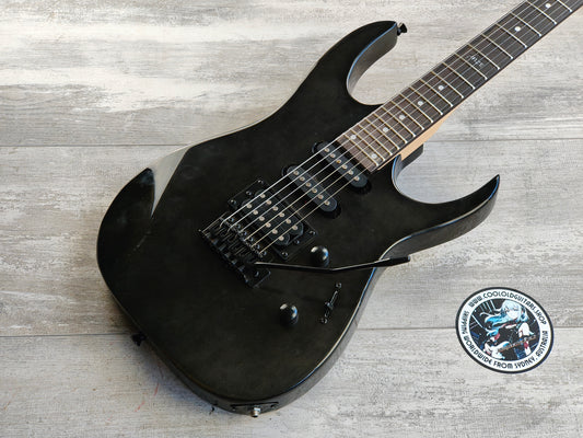 Haze LG4DBK HSS Superstrat (Black)