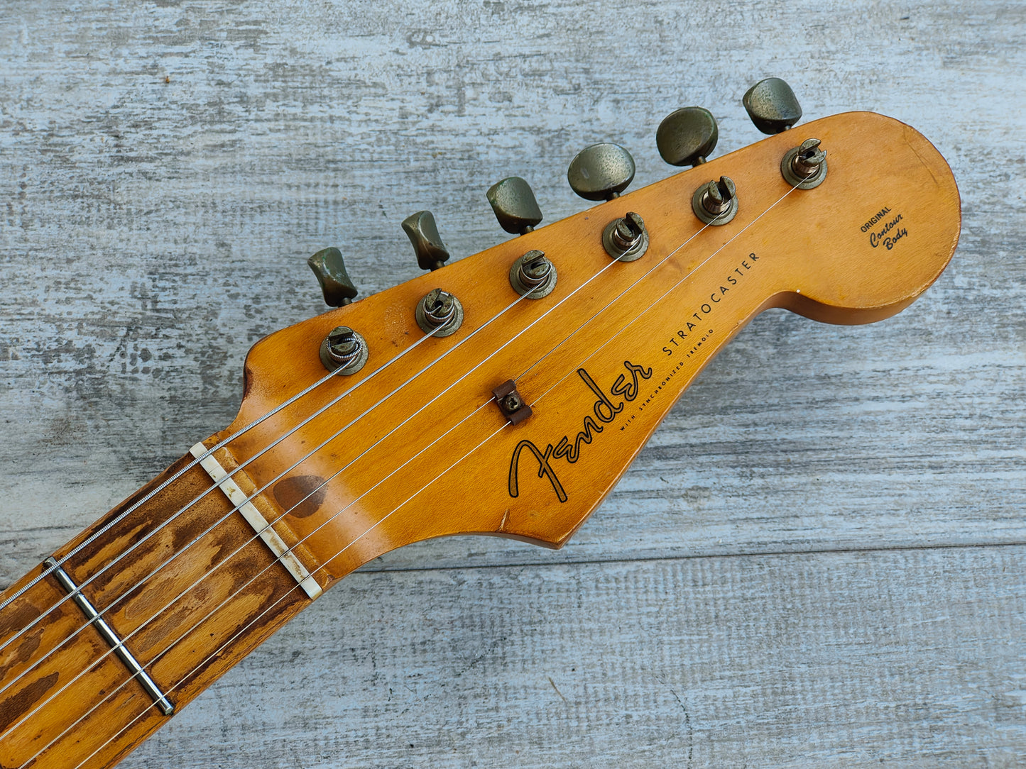 1987 Fender Japan ST57-55 "E Series" '57 Reissue Stratocaster (Brown Sunburst)