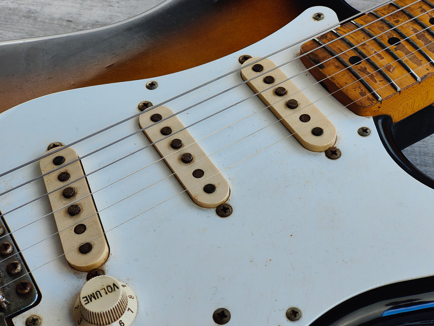 1987 Fender Japan ST57-55 "E Series" '57 Reissue Stratocaster (Brown Sunburst)