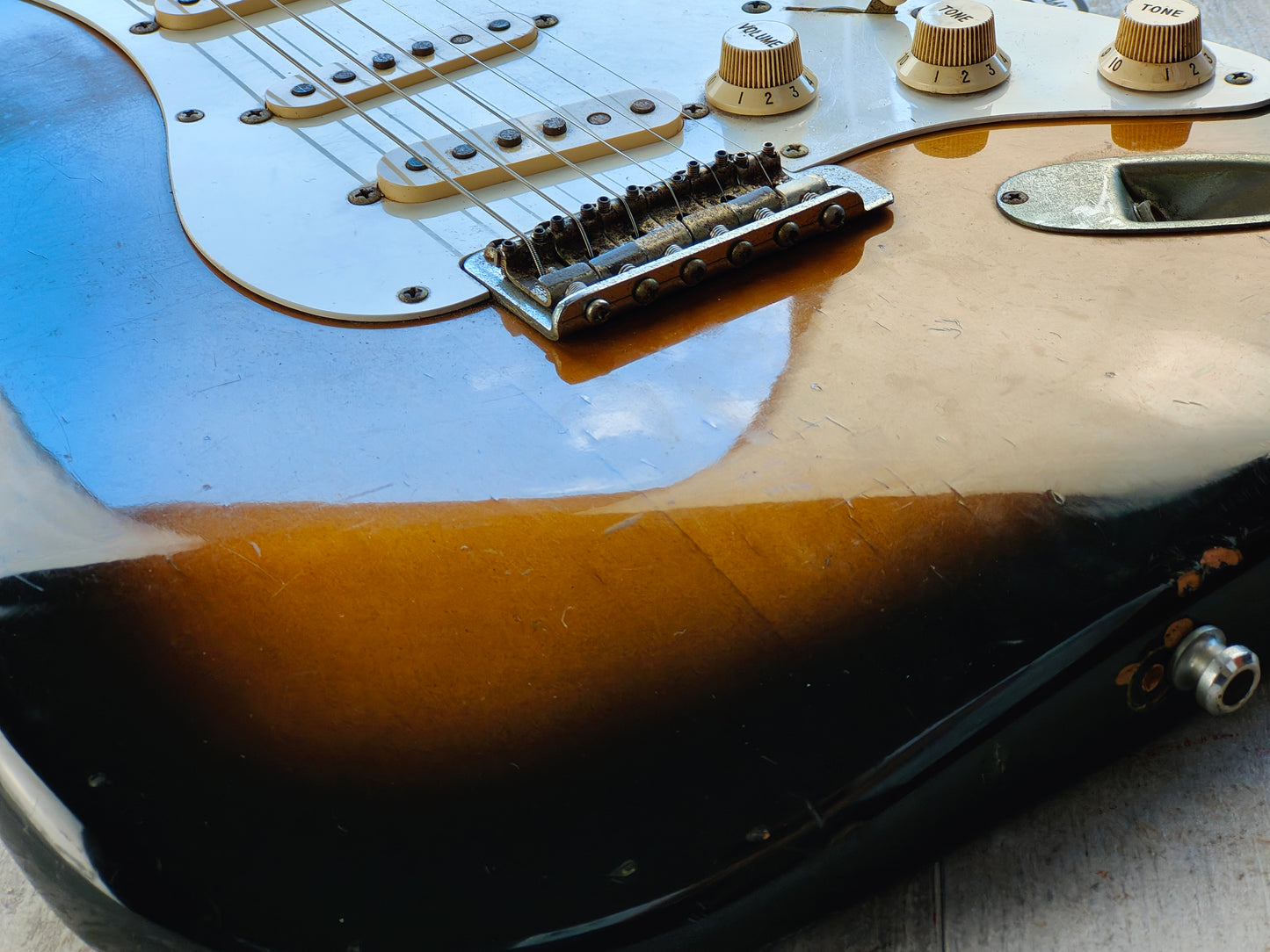 1987 Fender Japan ST57-55 "E Series" '57 Reissue Stratocaster (Brown Sunburst)