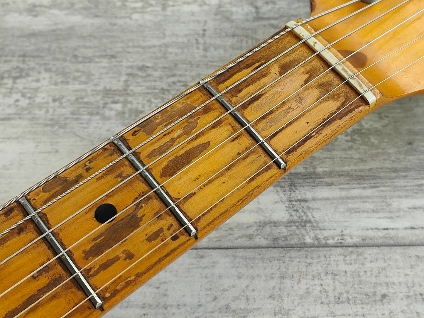 1987 Fender Japan ST57-55 "E Series" '57 Reissue Stratocaster (Brown Sunburst)