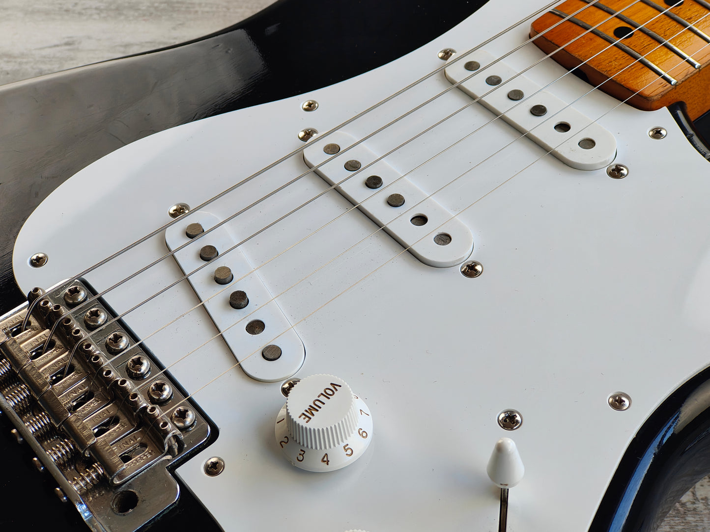 1981 Tokai Japan ST-70 Springy Sound '57 Reissue Stratocaster (Black)