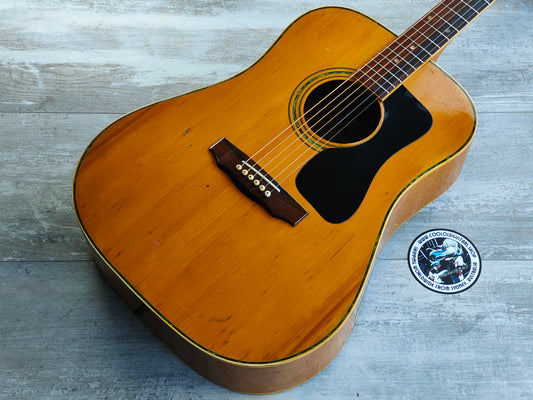 1970's Kiso Suzuki Japan WH-300 Dreadnought Acoustic