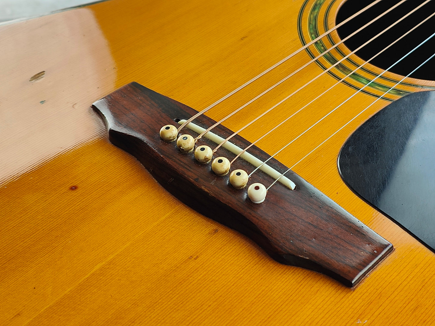 1970's Kiso Suzuki Japan WH-300 Dreadnought Acoustic