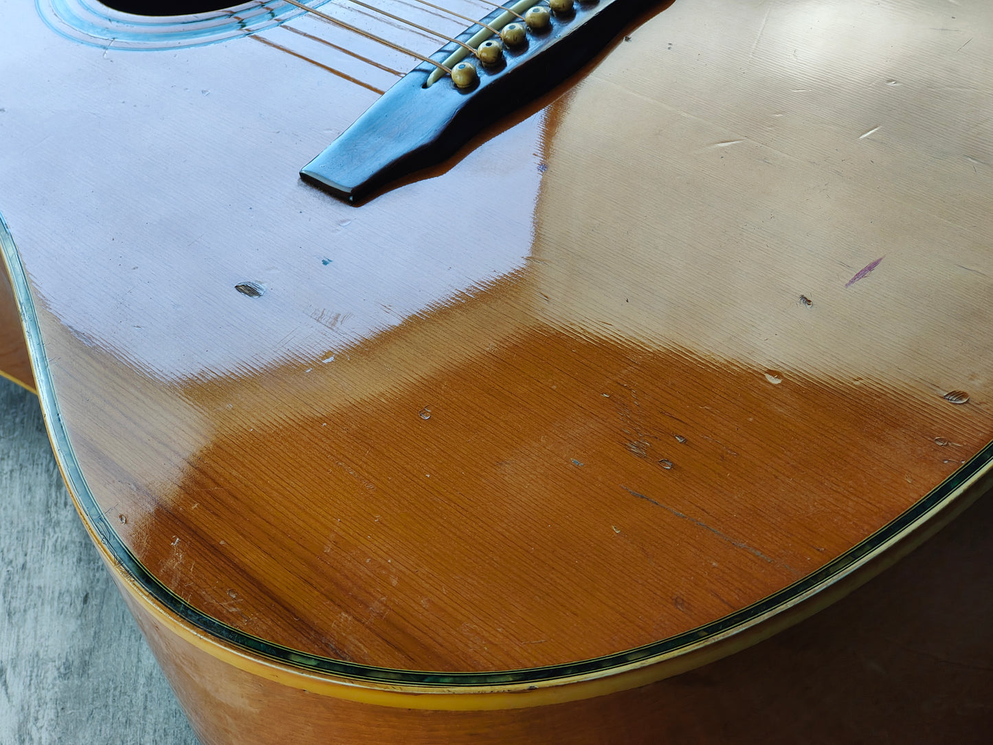 1970's Kiso Suzuki Japan WH-300 Dreadnought Acoustic