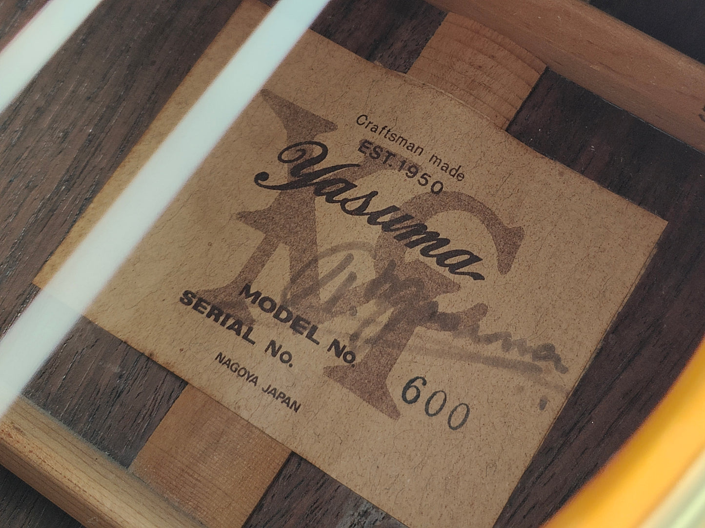 1970's Yasuma Japan Model 600 Dreadnought Acoustic