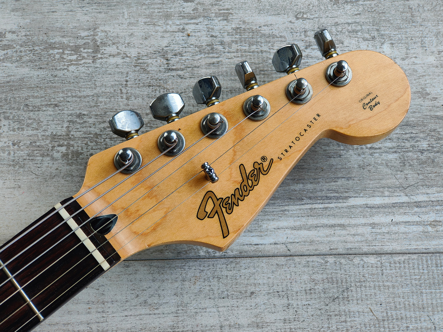 1990 Fender Japan STS-550 Short Scale Stratocaster (Cosmo Red)