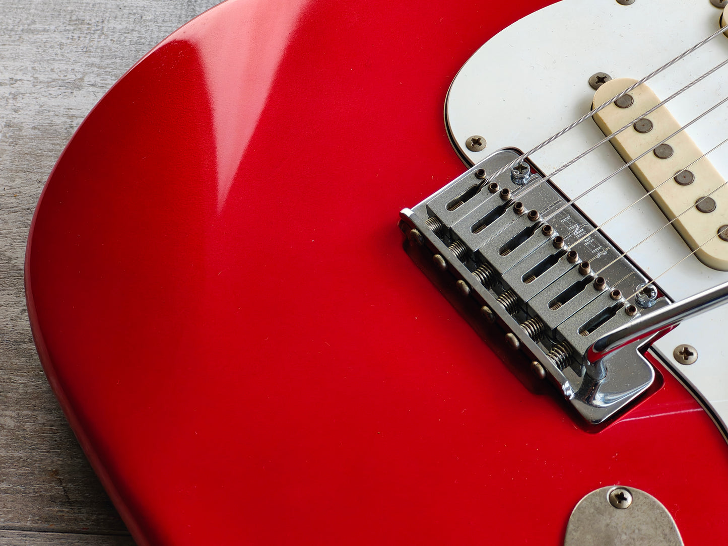 1990 Fender Japan STS-550 Short Scale Stratocaster (Cosmo Red)