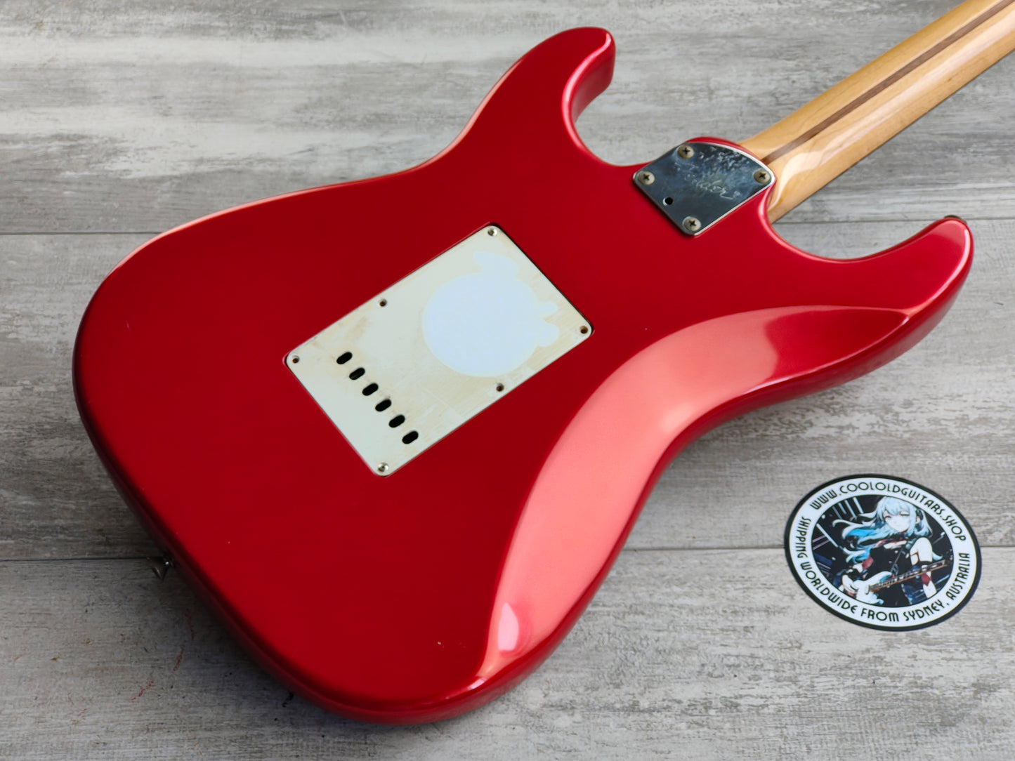 1990 Fender Japan STS-550 Short Scale Stratocaster (Cosmo Red)