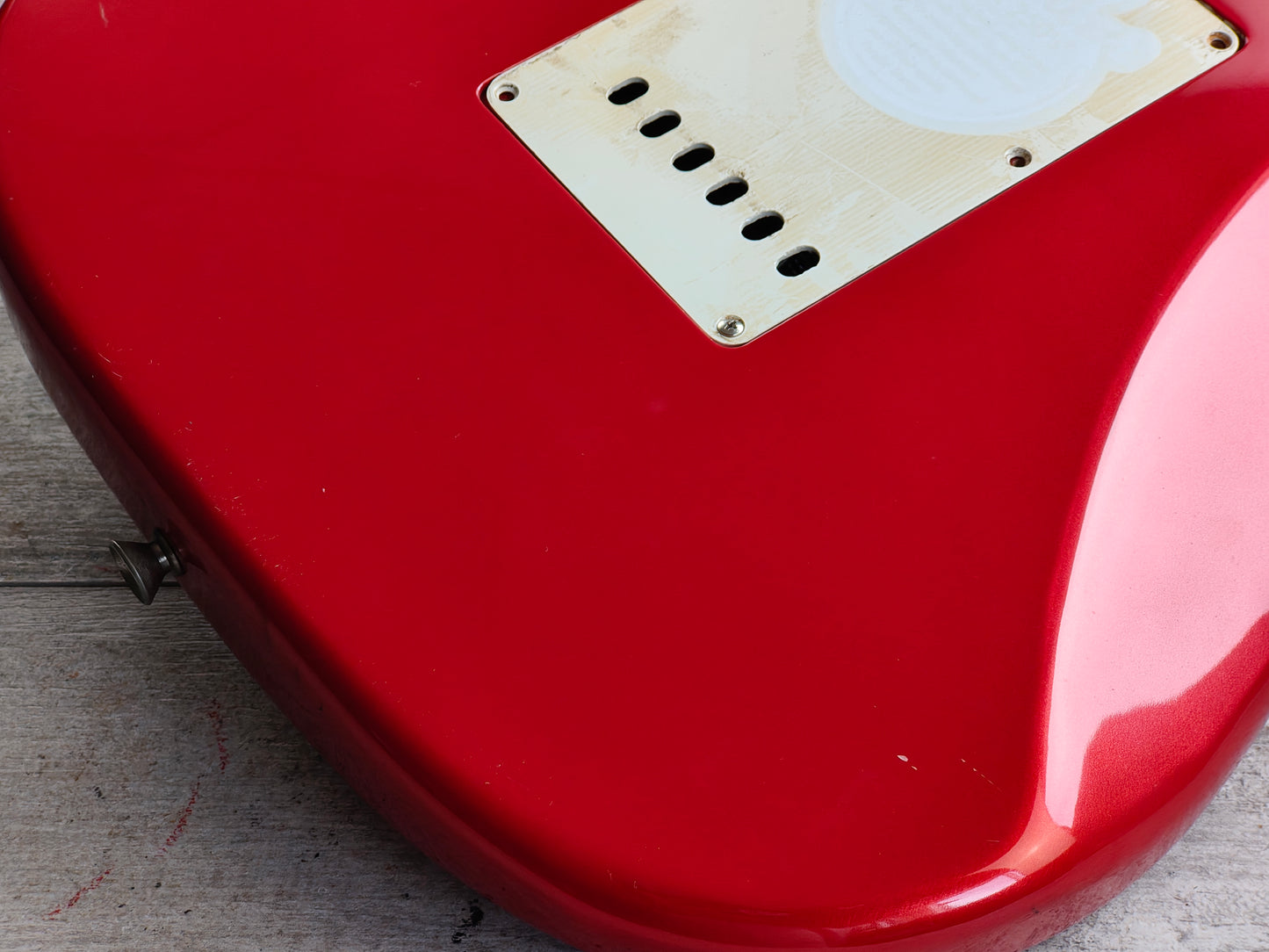 1990 Fender Japan STS-550 Short Scale Stratocaster (Cosmo Red)