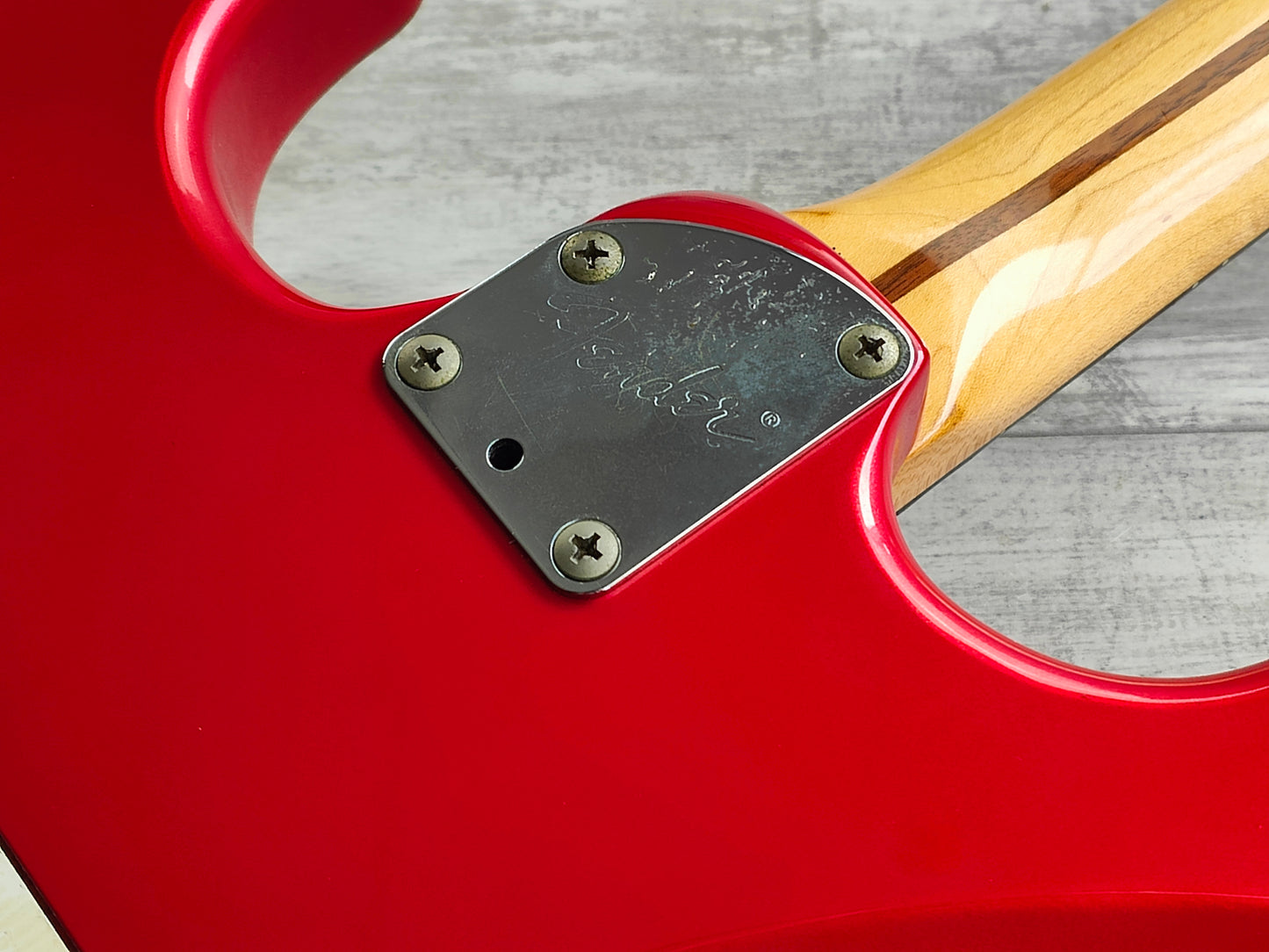 1990 Fender Japan STS-550 Short Scale Stratocaster (Cosmo Red)