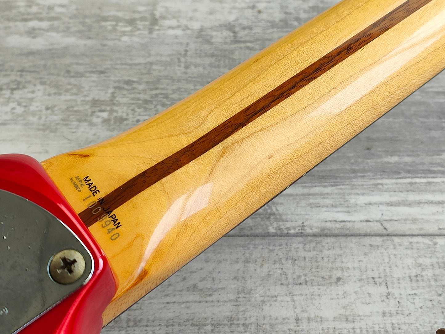 1990 Fender Japan STS-550 Short Scale Stratocaster (Cosmo Red)