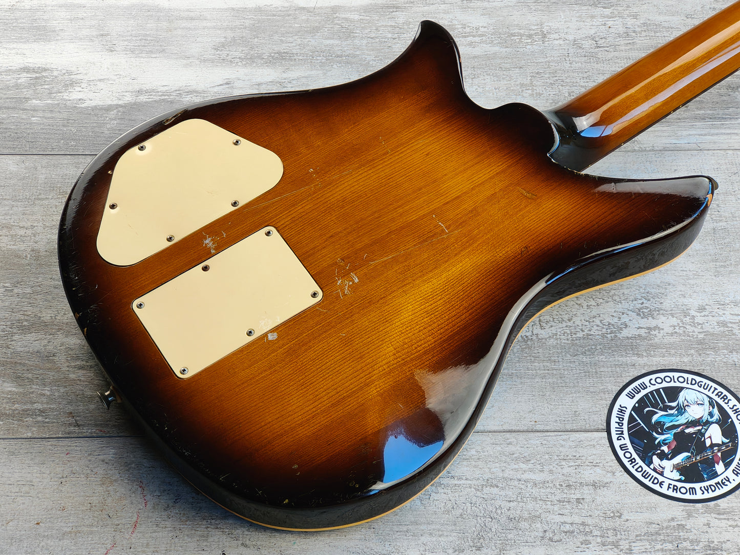 1978 Greco Japan BW-600 "Brawler" Tulip Style Double Cutaway (Brown Sunburst)