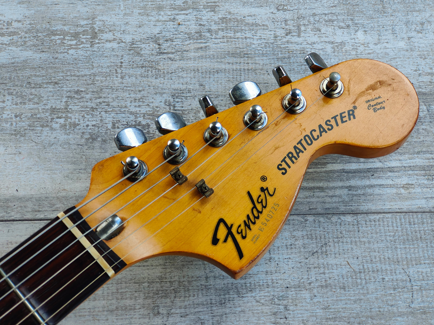 1985 Fender Japan ST72-65 '72 Reissue Blackmore Scalloped Stratocaster (White)