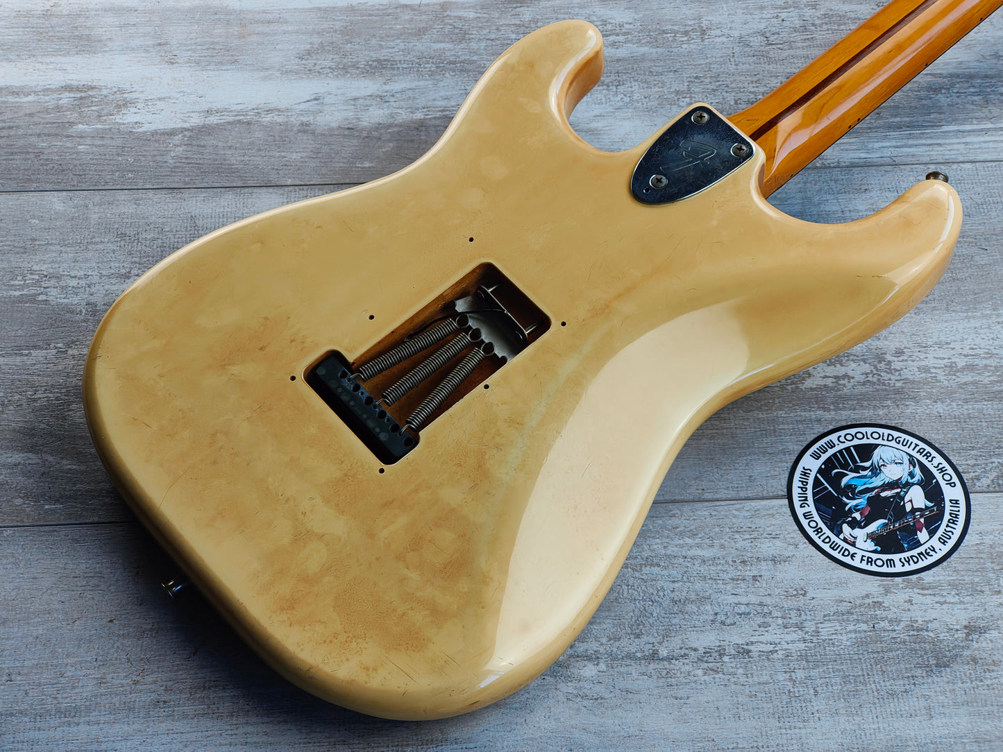 1985 Fender Japan ST72-65 '72 Reissue Blackmore Scalloped Stratocaster (White)