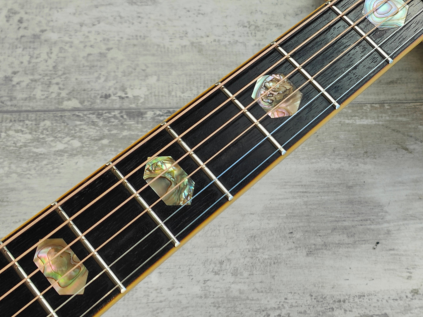 1980's Morris W-80 Dreadnought Japanese Acoustic Guitar (Natural)