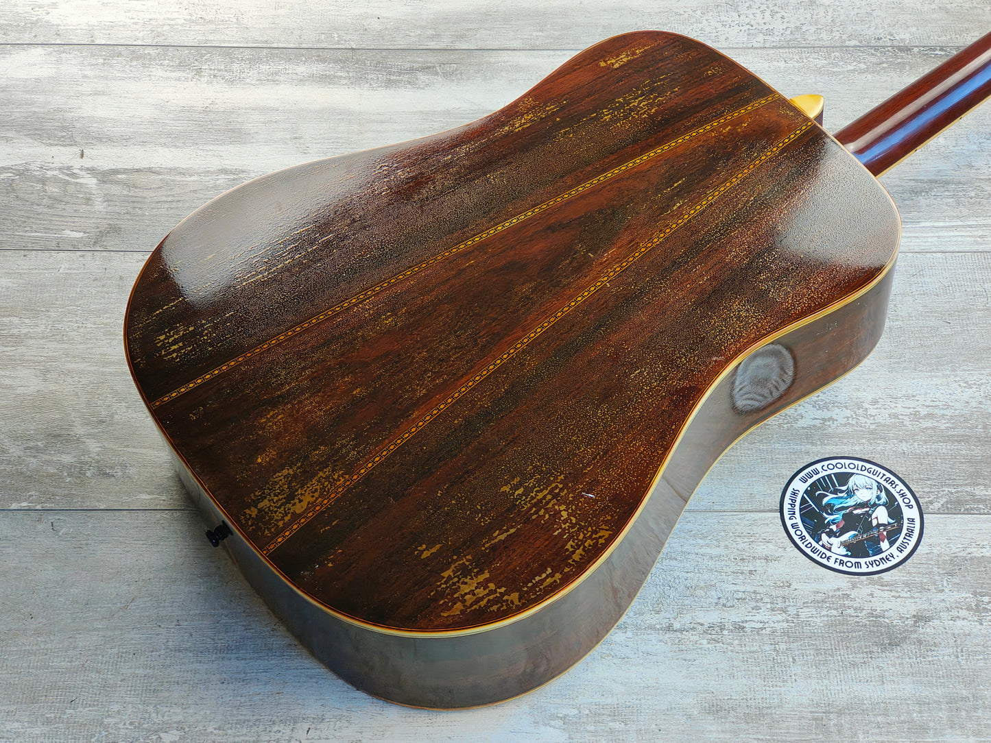 1980's Morris W-80 Dreadnought Japanese Acoustic Guitar (Natural)