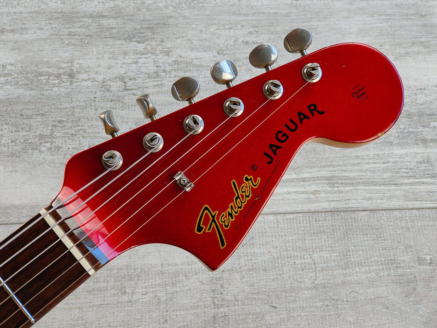 1997 Fender Japan JG66-85 '66 Reissue Jaguar w/Bridge Humbucker (Candy Apple Red)