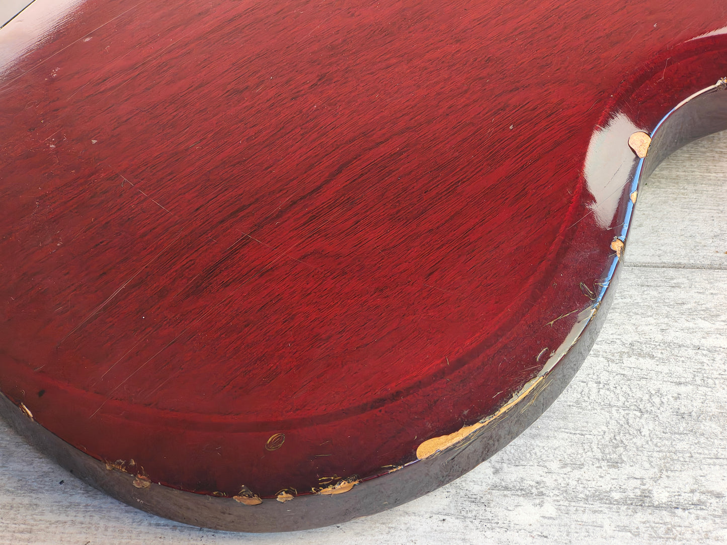 1974 Greco Japan SG-360 '60's Reissue SG Double Cutaway (Cherry Red)