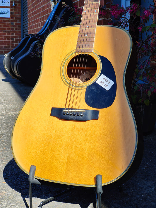 Vintage Morris Japan W-30 Dreadnought Acoustic Guitar - Thrift Shop