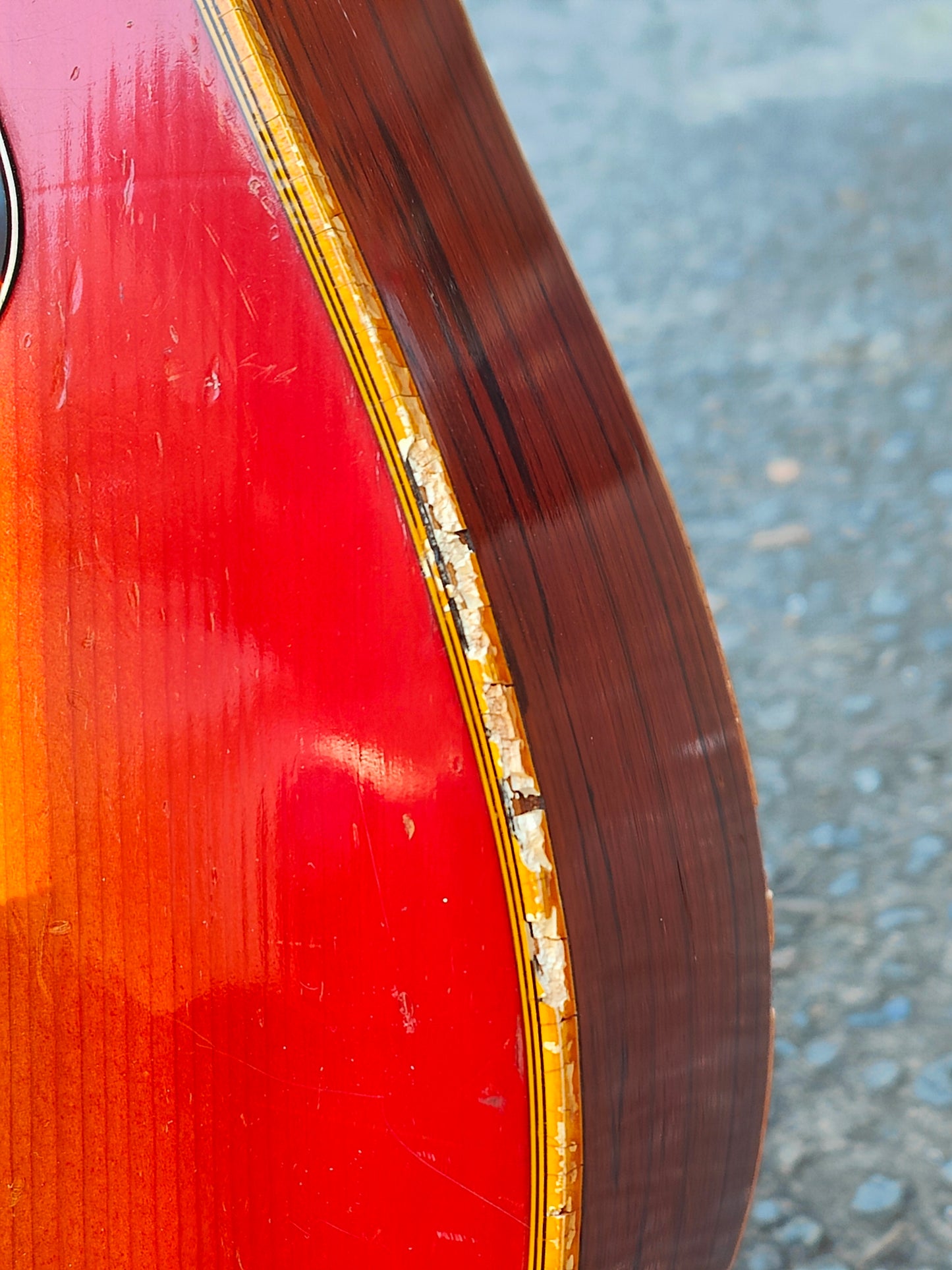 Vintage Chaki Japan W-3 Dreadnought Acoustic Guitar - Thrift Shop