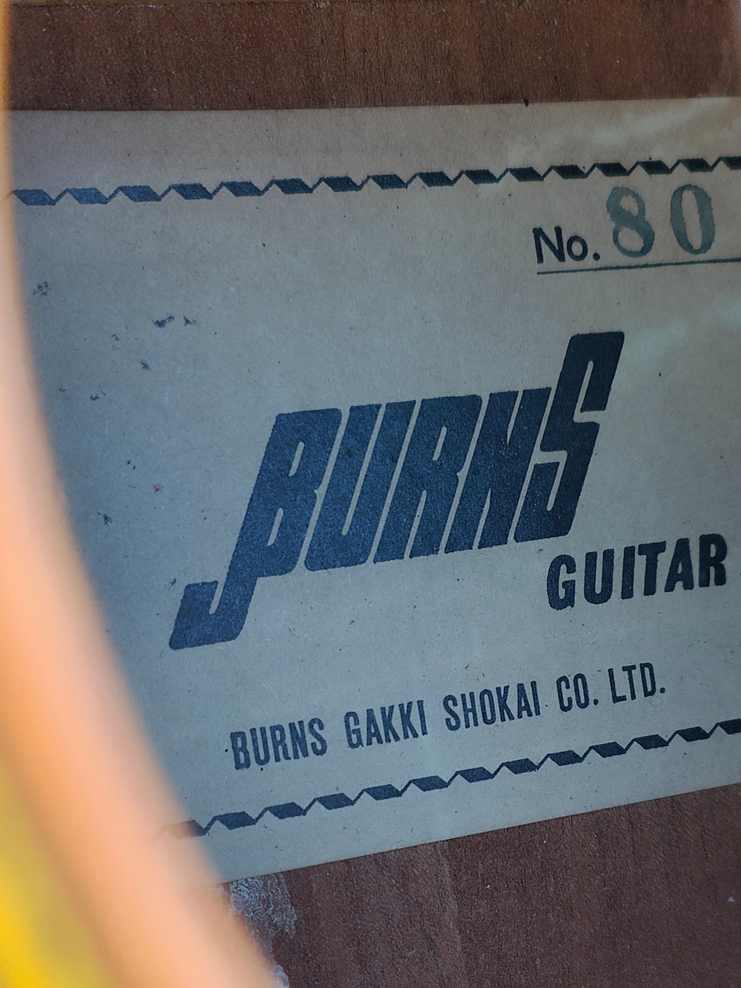 Vintage Burns Japan No.80 Classical Acoustic Guitar - Thrift Shop