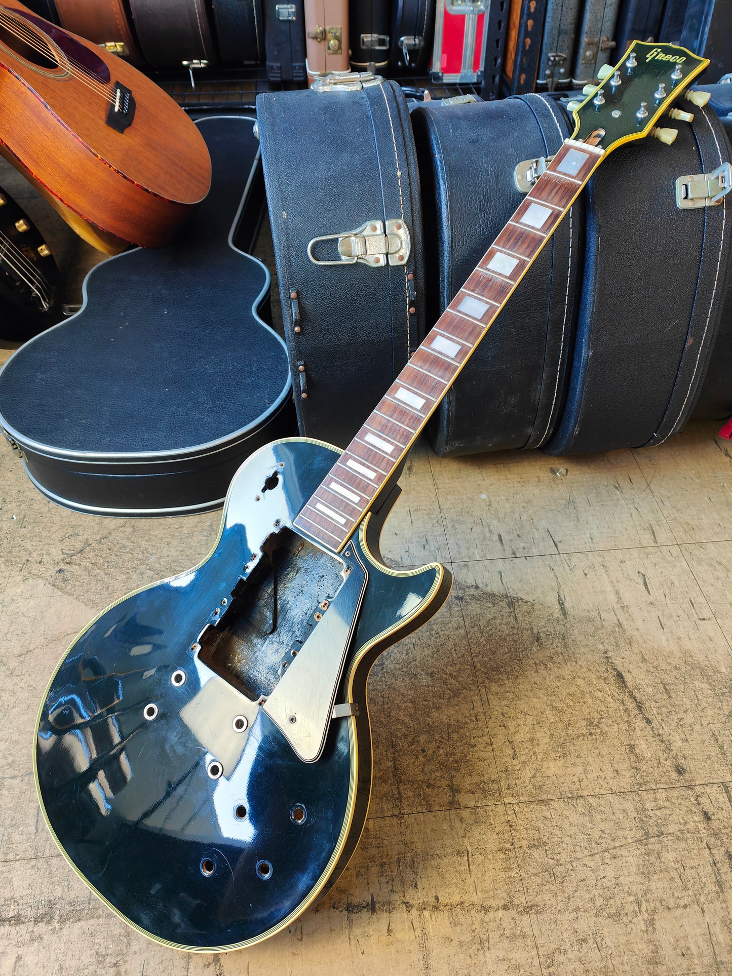 1970's Greco Japan EGC Les Paul Custom Black Beauty - Thrift Shop