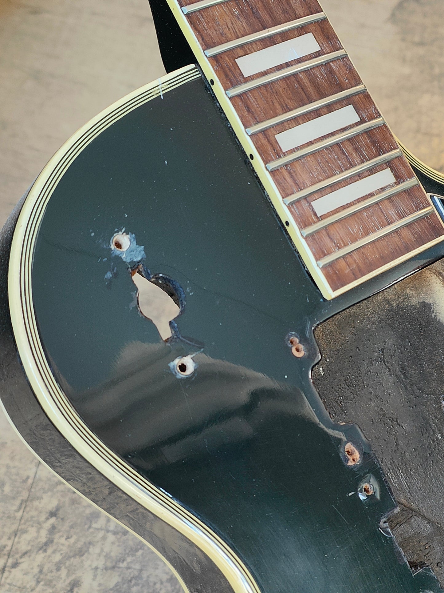 1970's Greco Japan EGC Les Paul Custom Black Beauty - Thrift Shop