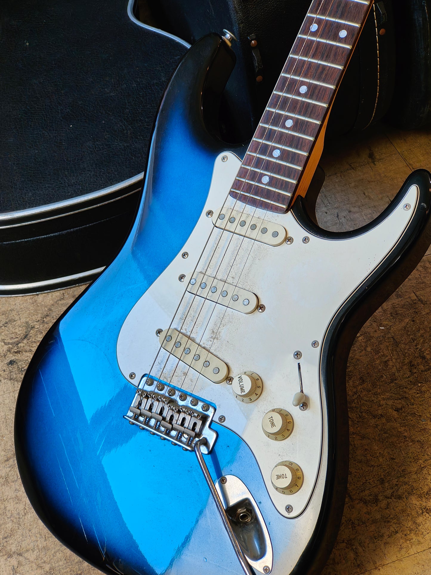 1990's Greco Japan Superstrat (Blue Burst) - Thrift Shop