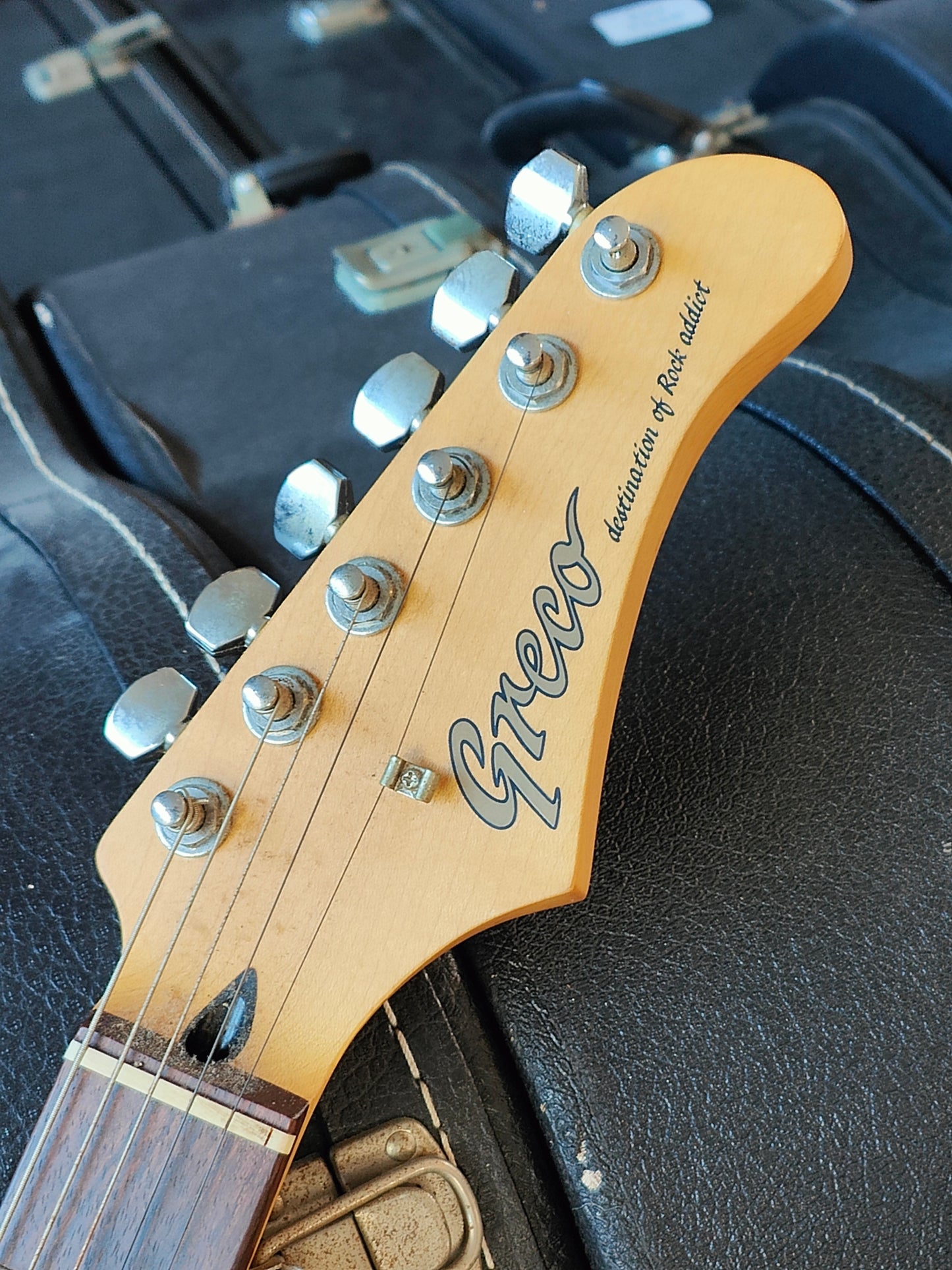 1990's Greco Japan Superstrat (Blue Burst) - Thrift Shop