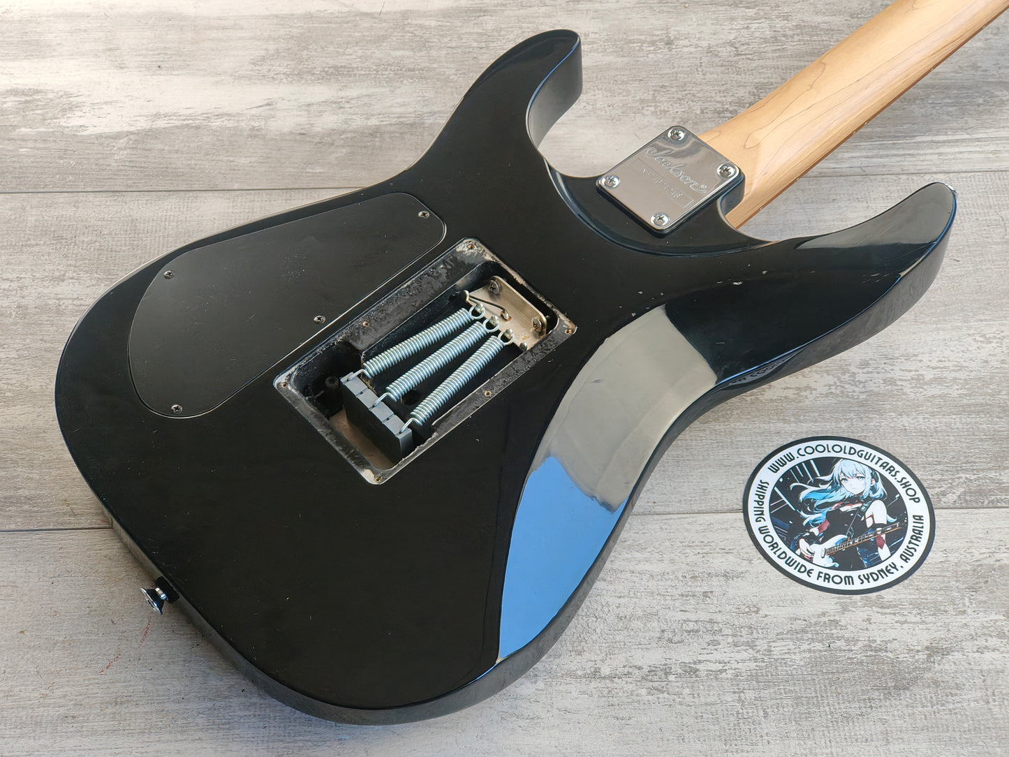 2010 Jackson JS32R Reverse Headstock Dinky w/Floyd Rose (Black)
