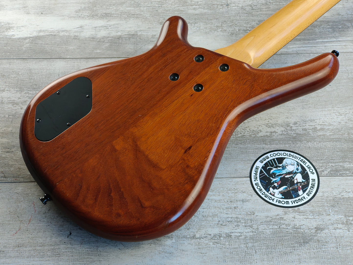 1990's Rockoon Japan (by Kawai) RB Series Medium Scale Fretless Bass (Natural)