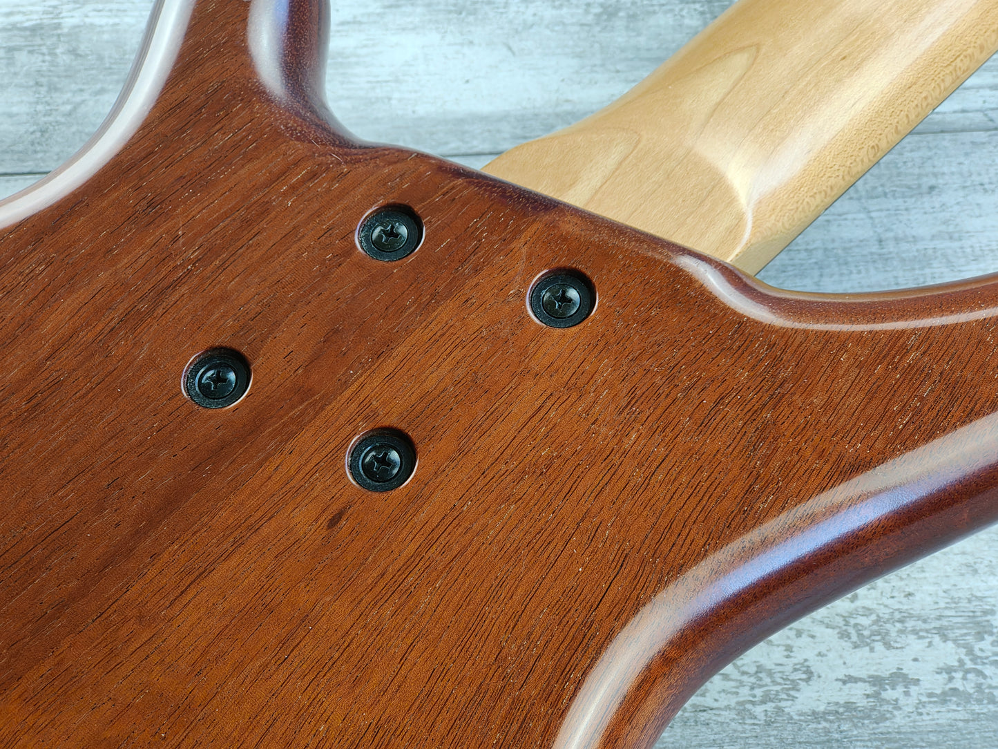 1990's Rockoon Japan (by Kawai) RB Series Medium Scale Fretless Bass (Natural)