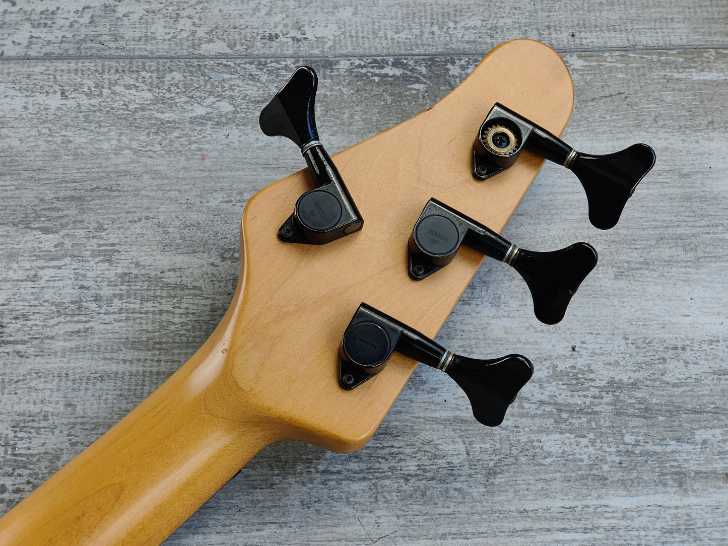 1990's Rockoon Japan (by Kawai) RB Series Medium Scale Fretless Bass (Natural)