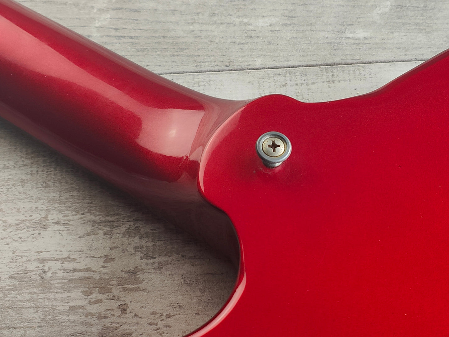 1984 Greco Japan "Store Order" Explorer Electric Guitar (Metallic Red)