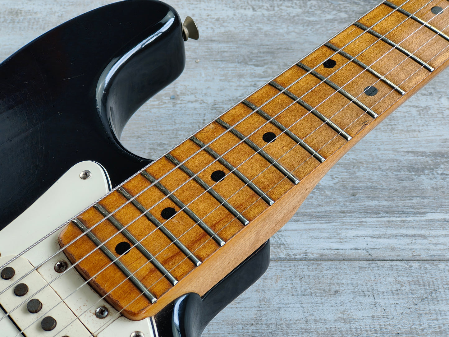 1974 Greco Japan SE-500B Vintage Stratocaster (Black)